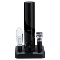 Винный набор Circle Joy Electric Wine Bottle Opener, черный