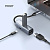 USB-хаб 3 в 1 USB-C - USB-A3.0 + USB-C PD100Вт + HDMI, серый, Deppa - миниатюра - рис 3.