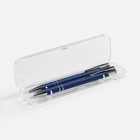 Набор из 2 ручек Keskus Soft Touch, синий - рис 3.