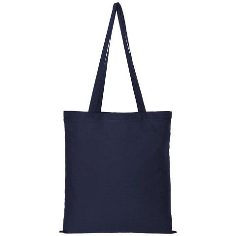Холщовая сумка Optima 135, темно-синяя - рис 3.