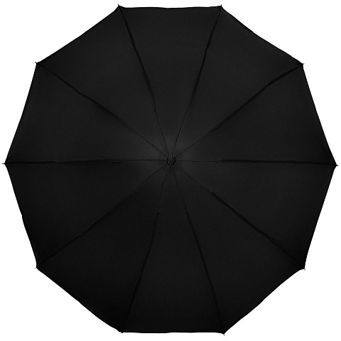 Зонт наоборот складной Stardome, черный - рис 3.