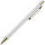 Ручка шариковая Lobby Soft Touch Gold, белая - миниатюра - рис 4.