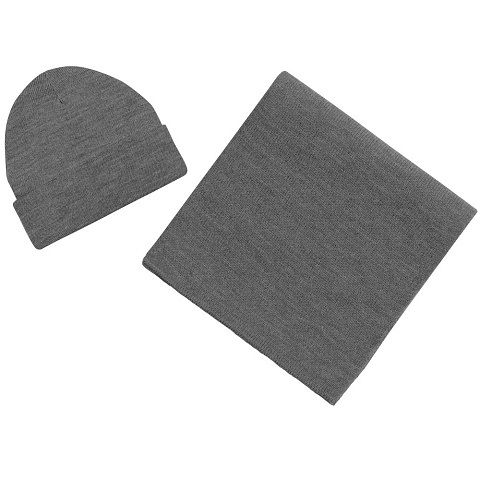 Шапка Real Talk, серый меланж (эбонит) - рис 4.