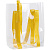 Шопер Clear Fest, прозрачный с желтыми ручками - миниатюра - рис 4.