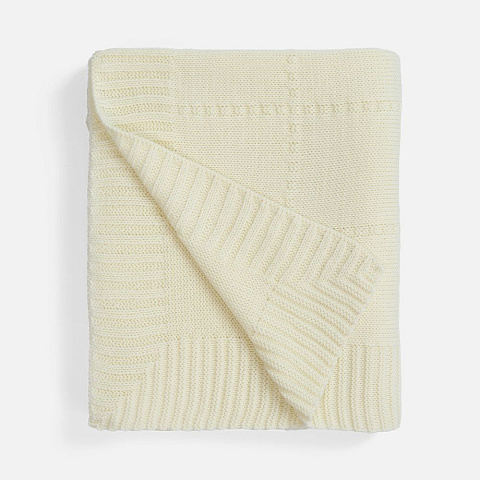 Плед Quadrisma, белый (молочный) - рис 3.