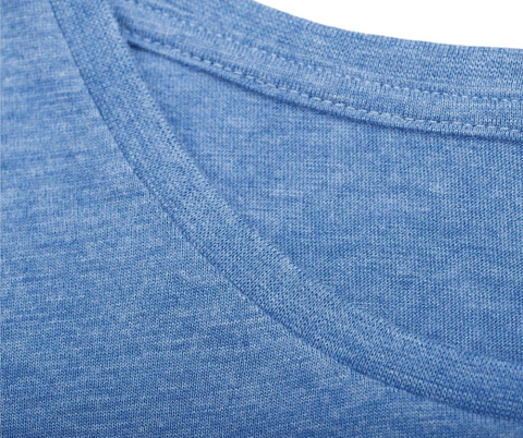 Футболка женская Mixed Women голубой меланж - рис 5.