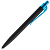 Ручка шариковая Prodir QS01 PRT-P Soft Touch, черная с голубым - миниатюра - рис 4.