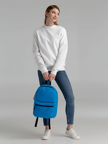 Рюкзак Manifest Color из светоотражающей ткани, синий - рис 9.