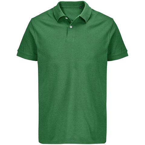 Рубашка поло унисекс Pacific, ярко-зеленая - рис 2.
