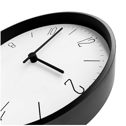 Часы настенные Lander, белые с черным - рис 5.