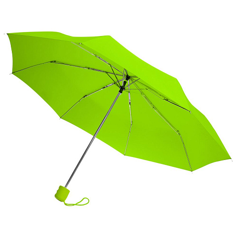 Зонт складной Basic, зеленое яблоко - рис 2.