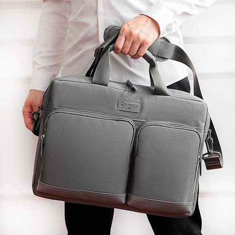 Cумка для ноутбука L255, темно-серая - рис 18.