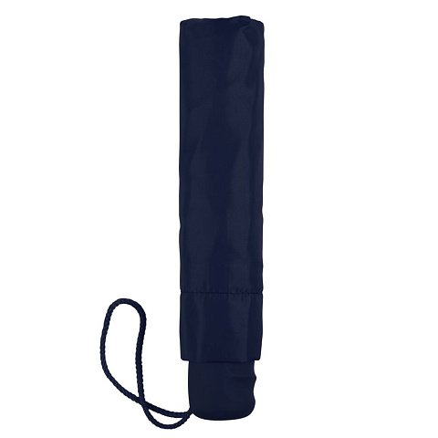 Зонт складной Basic, темно-синий - рис 5.