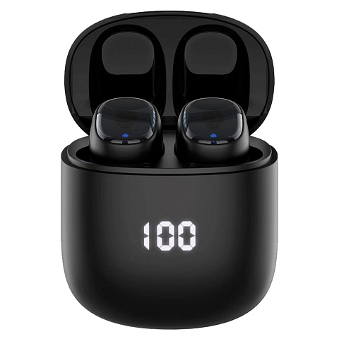 Беспроводные наушники с микрофоном Air Buds Pro, TWS, BT 5.3, LED, 300 мАч, черный, Deppa - рис 3.