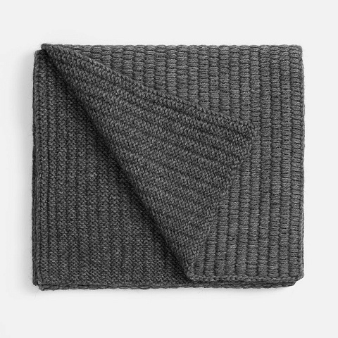 Шарф Frissonelle, серый меланж - рис 4.