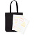 Холщовая сумка с термонаклейками Cautions, черная - миниатюра - рис 8.