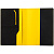 Обложка для паспорта Multimo, черная с желтым - миниатюра