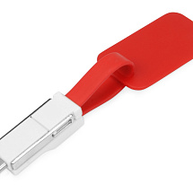 Зарядный кабель 3-в-1 Charge-it, красный