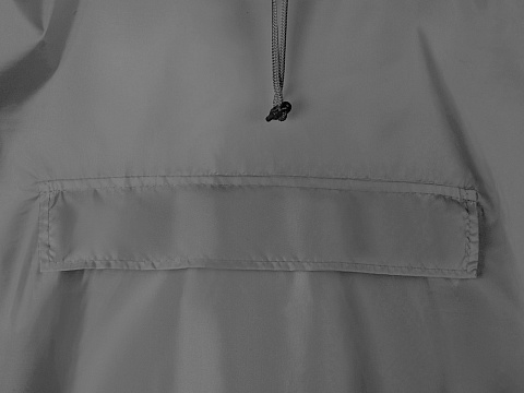 Дождевик - пончо Galaxy со светоотражающими элементами, серый - рис 5.