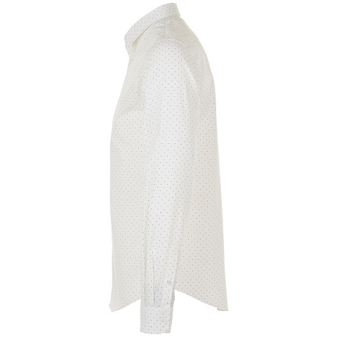 Рубашка мужская Becker Men, белая с темно-синим - рис 4.