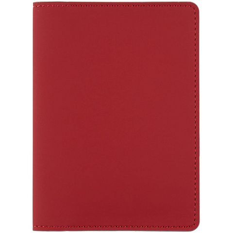 Обложка для паспорта Shall Simple, красный - рис 2.