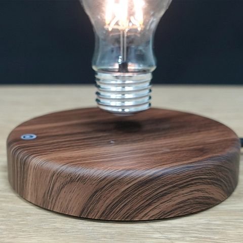 Левитирующая лампочка на круглой платформе - рис 5.