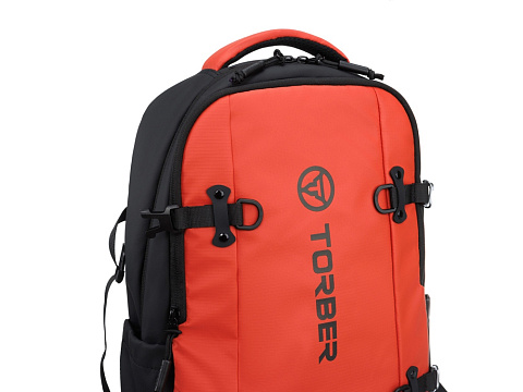 Рюкзак спортивный TORBER Xtreme 18, оранжевый/чёрный, 31 х 12 х 46 см, 17л - рис 8.