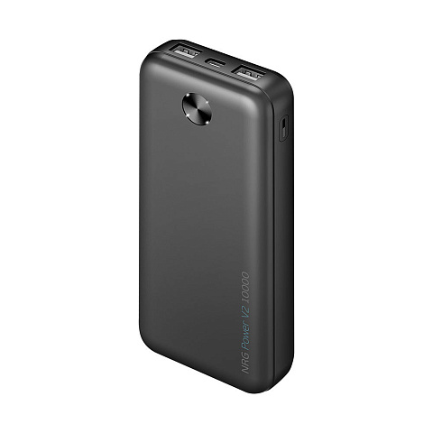 Внешний АКБ NRG Power V2 10000 мА-ч, 2A, 2xUSB, черный, Deppa - рис 2.