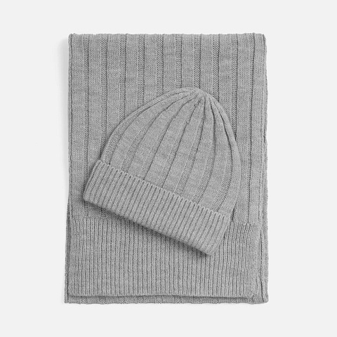 Шапка Bellish, светло-серый меланж - рис 4.