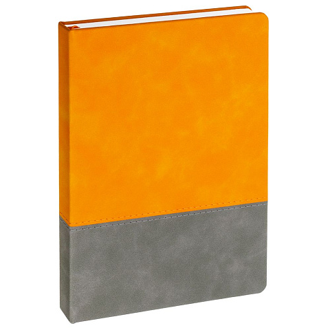 Ежедневник Horizon, недатированный, серый с оранжевым - рис 4.