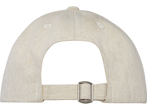 Opal с 6 панелями Aware™ кепка из переработанных материалов - Oatmeal - рис 3.