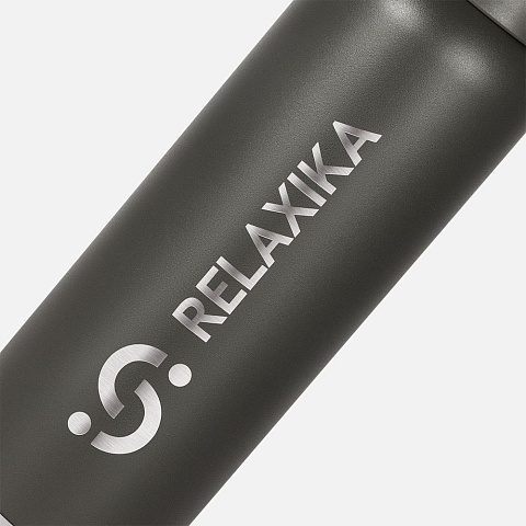 Термос Relaxika 1000 со стикерпаком, хаки - рис 8.