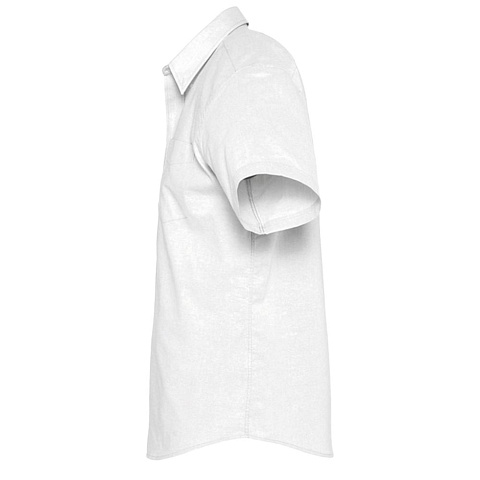 Рубашка мужская с коротким рукавом Brisbane, белая - рис 4.