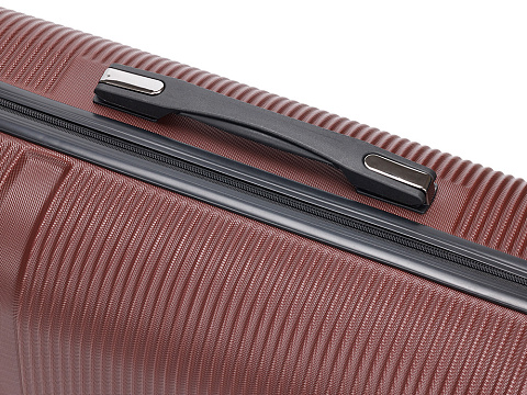 Чемодан TORBER Onego, бордовый, ABS-пластик, 59,5 х 39,5 х 24 см, 46 л - рис 9.