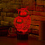 3D светильник Сова с совенком - миниатюра - рис 2.