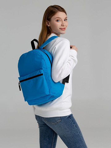 Рюкзак Manifest Color из светоотражающей ткани, синий - рис 8.