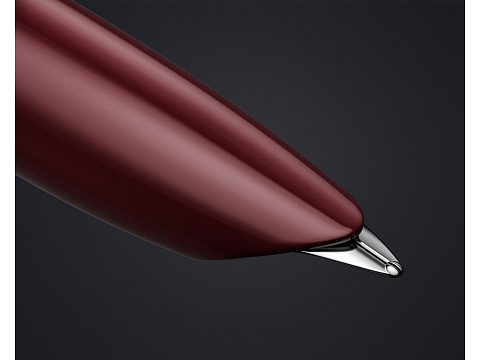 Перьевая ручка Parker 51 CORE BURGUNDY CT, перо: F, цвет чернил: black, в подарочной упаковке. - рис 11.