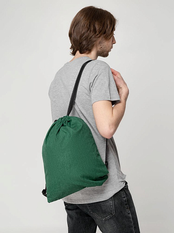Рюкзак-мешок Melango, зеленый - рис 6.