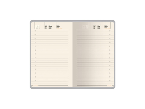 Ежедневник недатированный А5 Megapolis flex smart, черный - рис 6.