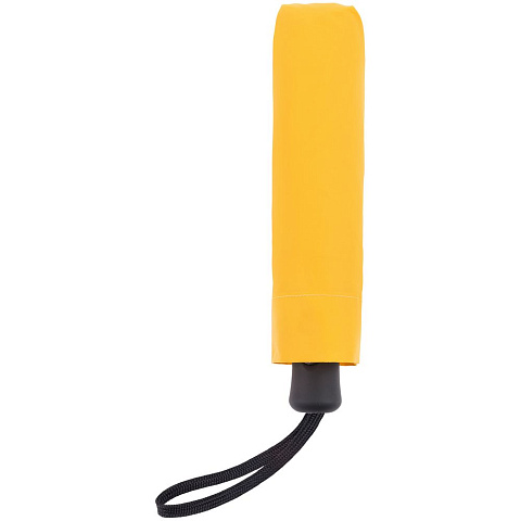 Зонт складной Manifest Color со светоотражающим куполом, желтый - рис 5.