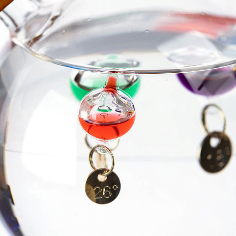 Термометр-шар «Галилео» в деревянном корпусе - рис 7.