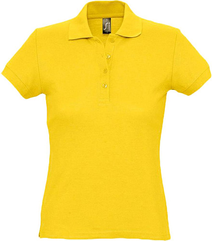 Рубашка поло женская Passion 170, желтая - рис 2.