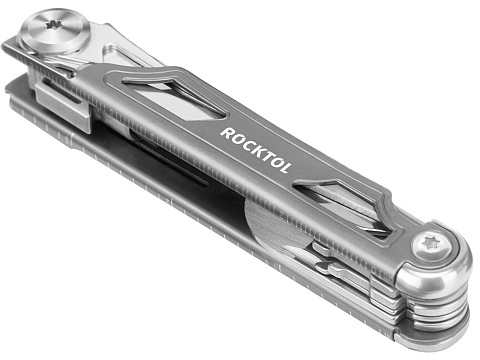 Нож-мультитул Rocktol 12 в 1 с титановыми ручками, серый - рис 3.
