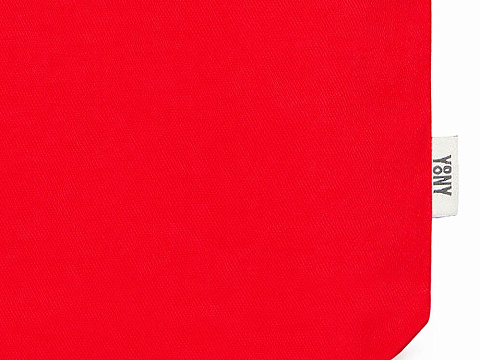 Сумка Твил из хлопка, 210 г/м2, красный - рис 5.