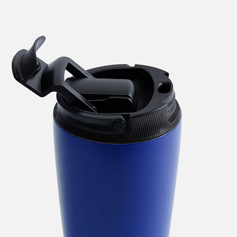 Термостакан с двумя поильниками Duetta, синий - рис 4.