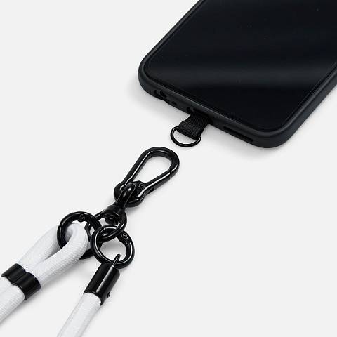 Шнурок для телефона OmniHold, белый - рис 5.