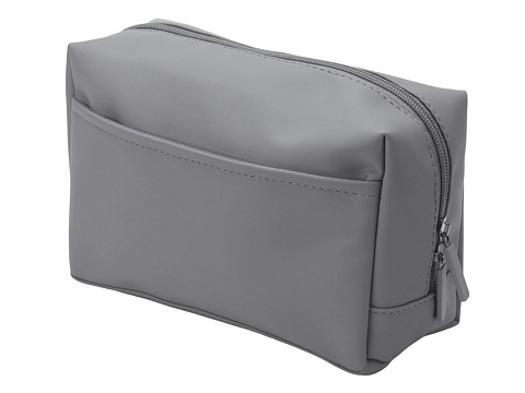 Органайзер для электроники и проводов из искусственной кожи Sofit, серый - рис 3.