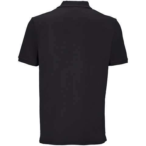 Рубашка поло унисекс Pegase, темно-серая (графит) - рис 4.