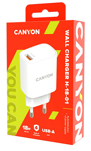 Сетевое зарядное устройство Canyon Quick Charge - рис 4.