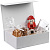 Коробка для подарка 27см "Зимняя", 3 цвета - миниатюра - рис 5.